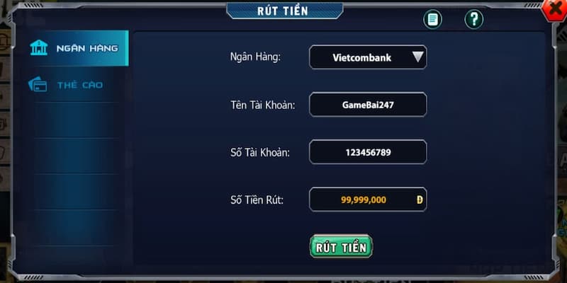Rút tiền B52club Lưu ý quan trọng khi rút tiền B52club